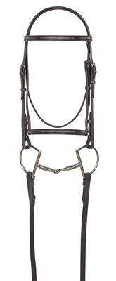 Camelot Raised Fancy Stitch Snaffle Bridle