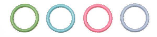 Rubber Peacock Bands & Leather Loop Straps