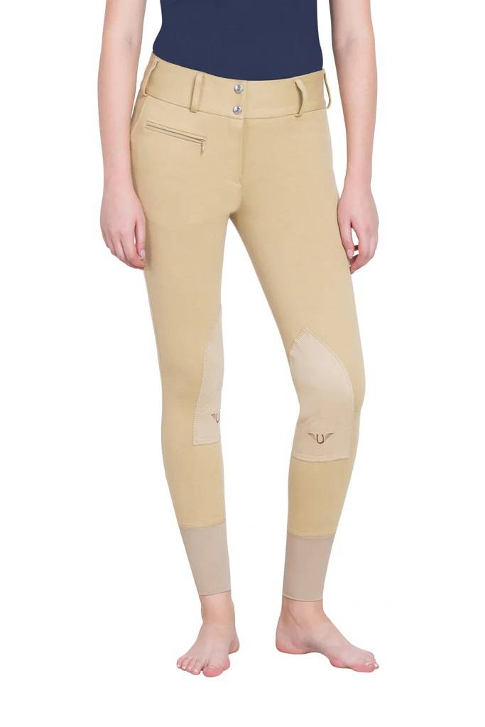 Tuffrider Ladies Cotton Lowrise Wide Waistband Breeches