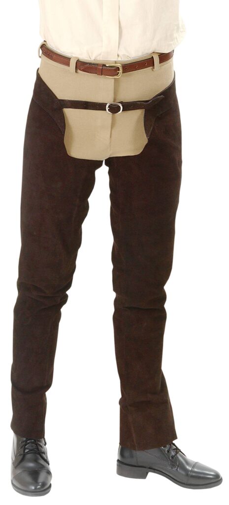Tough-1 Suede Leather Schooling Chaps