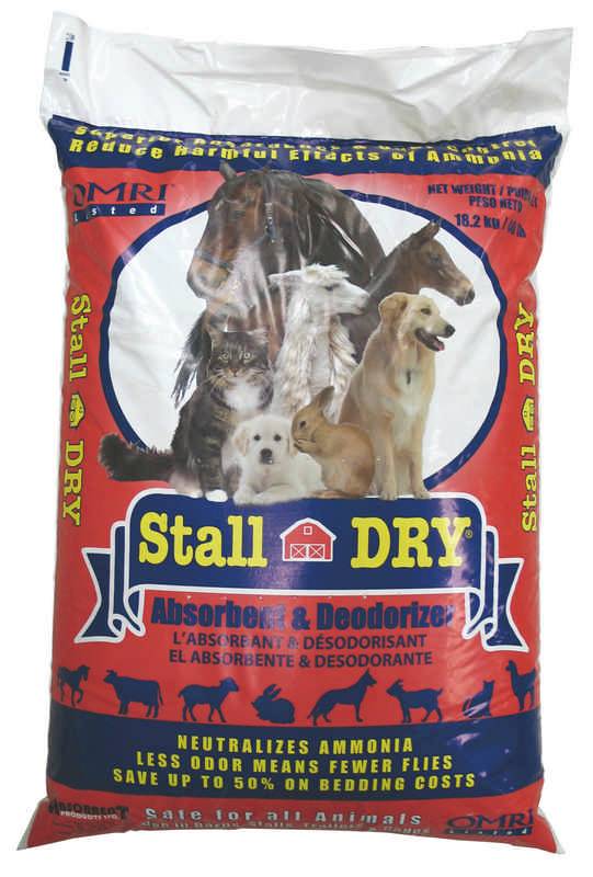 Stall Dry Deodorizer & Water Clean Up