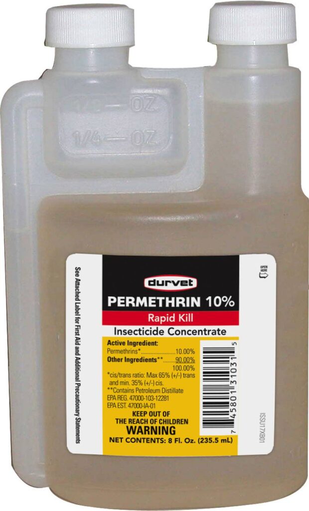 Durvet Permethrin 10% Rapid Kill Insecticide Concentrate