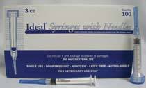 Disposable Luer Lck Syringe W Needle