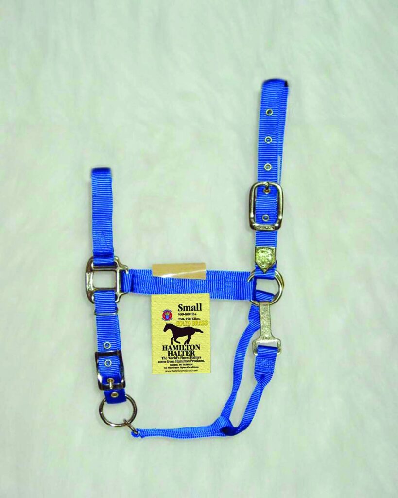 Hamilton Nylon Adjustable Halter With  Snap