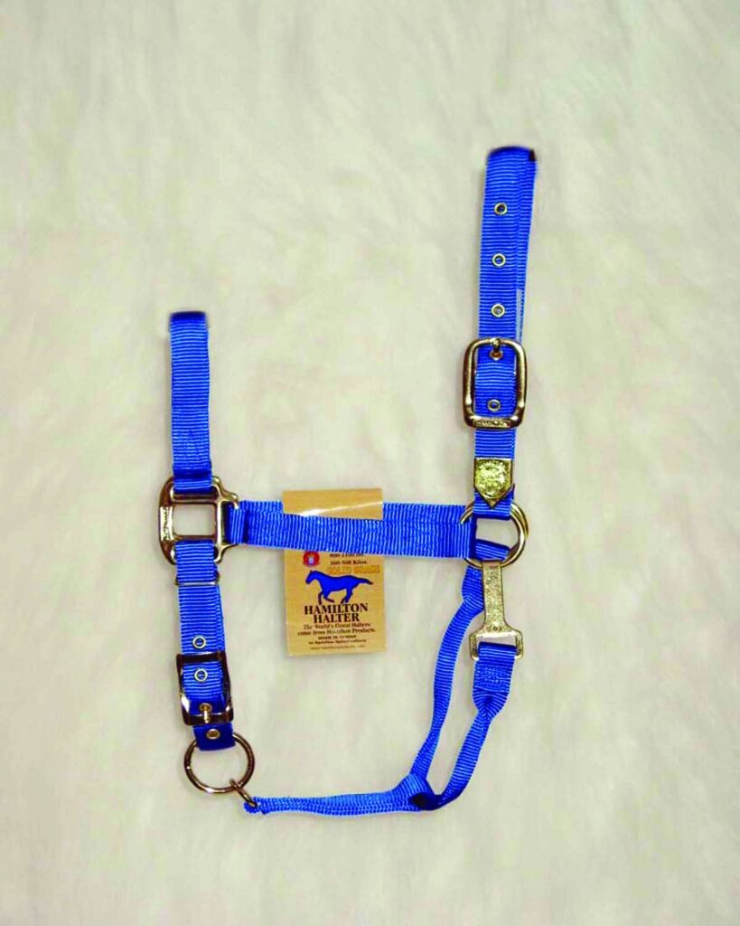 Hamilton Nylon Adjustable Halter With  Snap