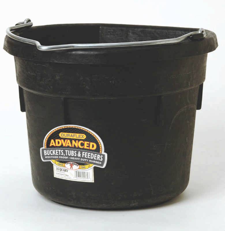 Flat Back Rubber Bucket Df18f