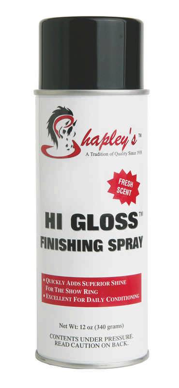 Hi Gloss Finishing Spray For Horses