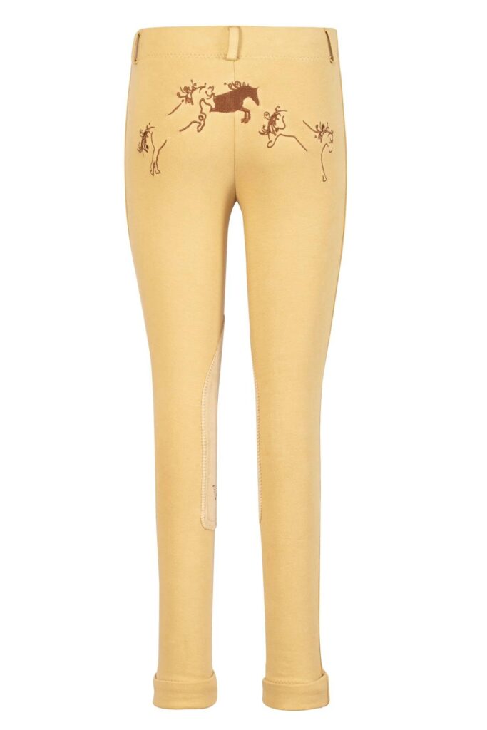 Tuffrider Kids Whimsical Horse Embroidered Pull-On Jodhpurs