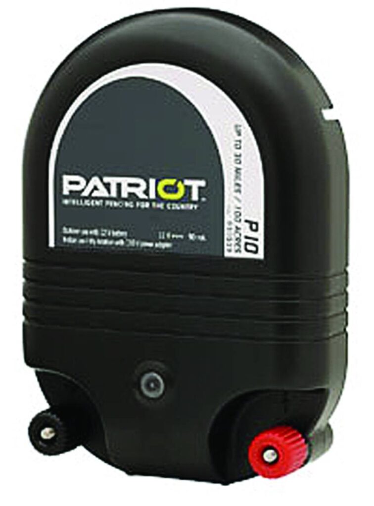 Patriot P10 Dual Purpose Fence Energizer – 12 V Dc/110 V Ac
