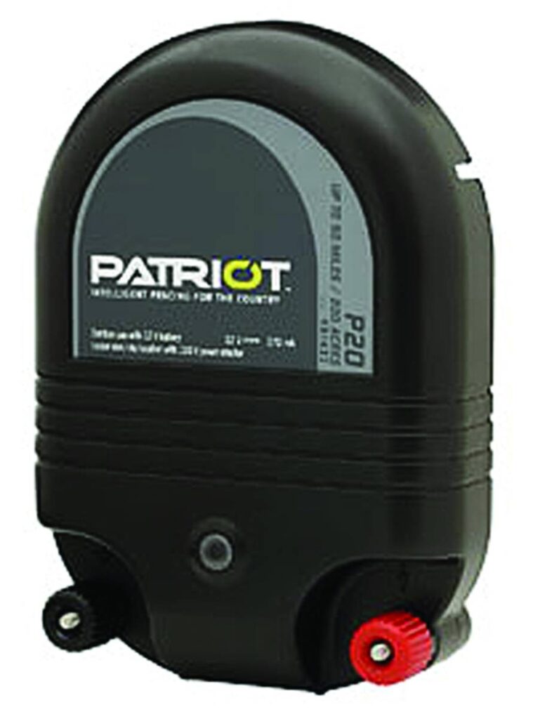 Patriot P20 Dual Purpose Fence Energizer – 12 V Dc/110 V Ac