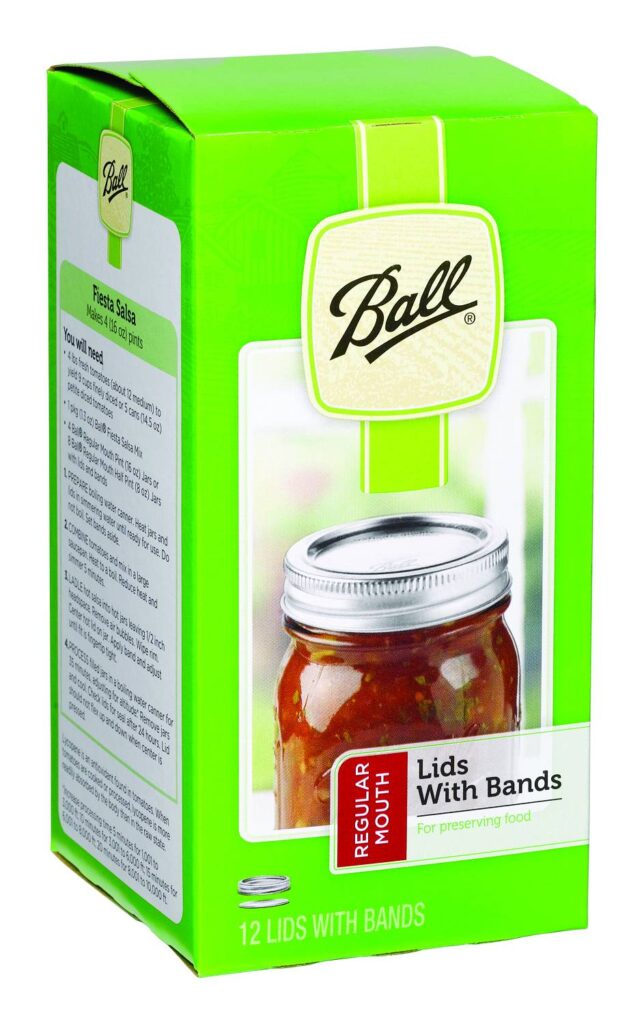 Ball Regular Lids With  Bands