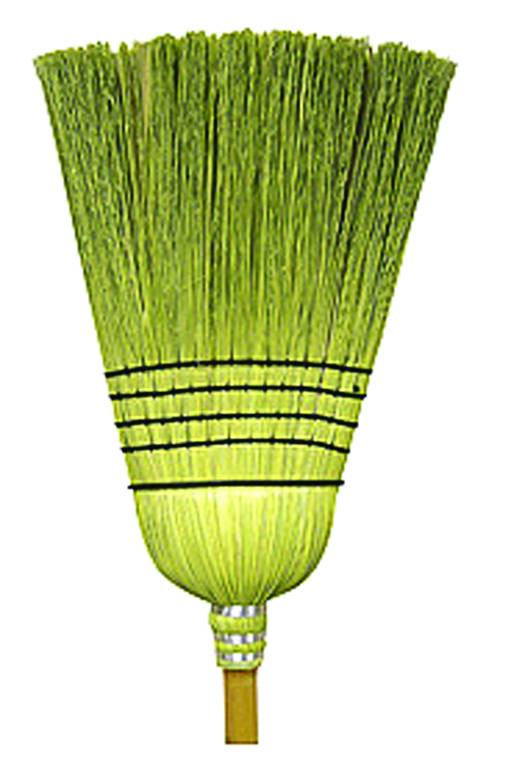Treated Corn & Rattan Broom