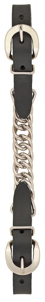 Weaver Single Flat Link Chain Curb Strap – Natural