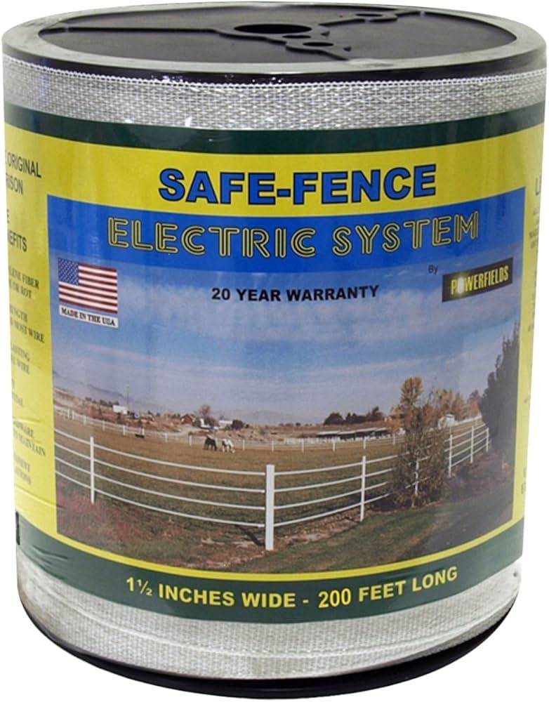 Powerfields Safe-Fence Electric System 1 1/2″ Polytape