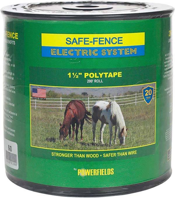Powerfields Safe-Fence Electric System 1 1/2″ Polytape