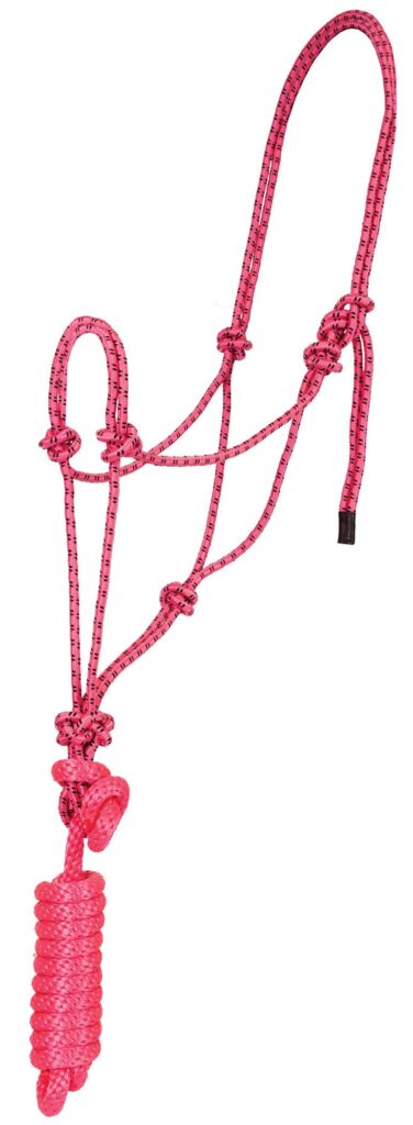 Mustang Economy Mountain Rope Halter And Lead