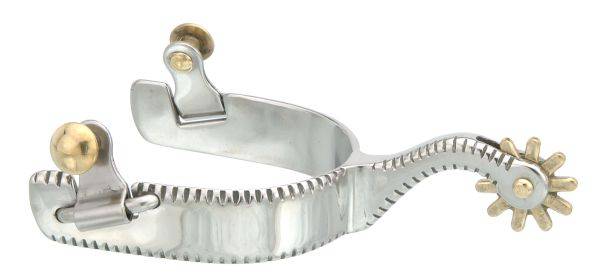 Kelly Silver Star Etched Show Spurs