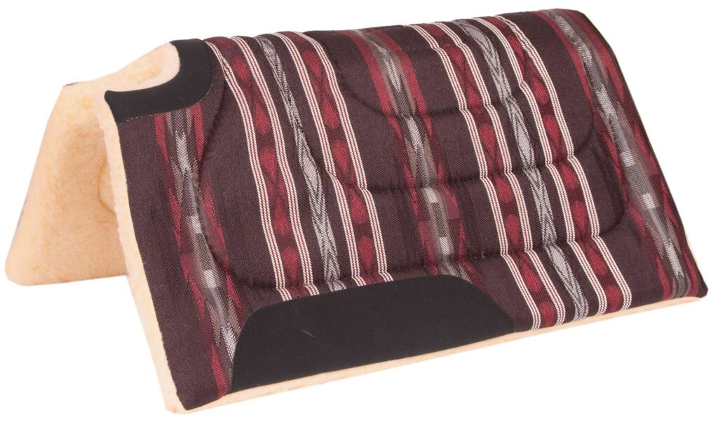 Mustang Sierra Herculon Cut Back Pad With Fleece Bottom