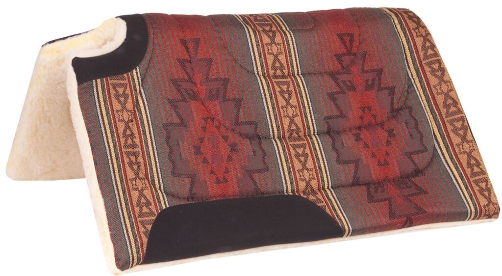 Mustang Sierra Herculon Cut Back Pad With Fleece Bottom