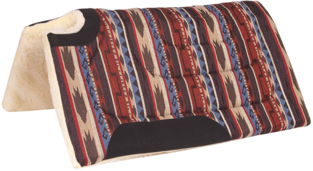 Mustang Sierra Herculon Cut Back Pad With Fleece Bottom