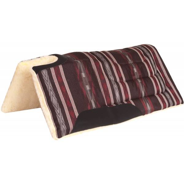 Mustang Sierra Herculon Cut Back And Built Up Pad With Fleece Bottom