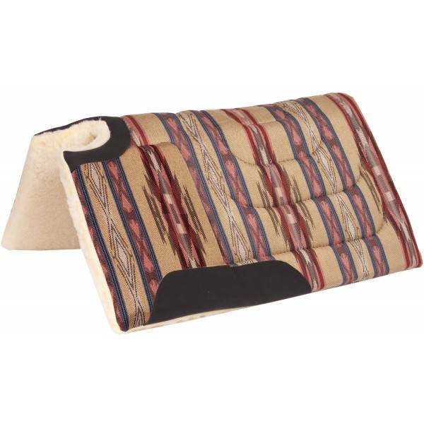 Mustang Sierra Herculon Cut Back And Built Up Pad With Fleece Bottom