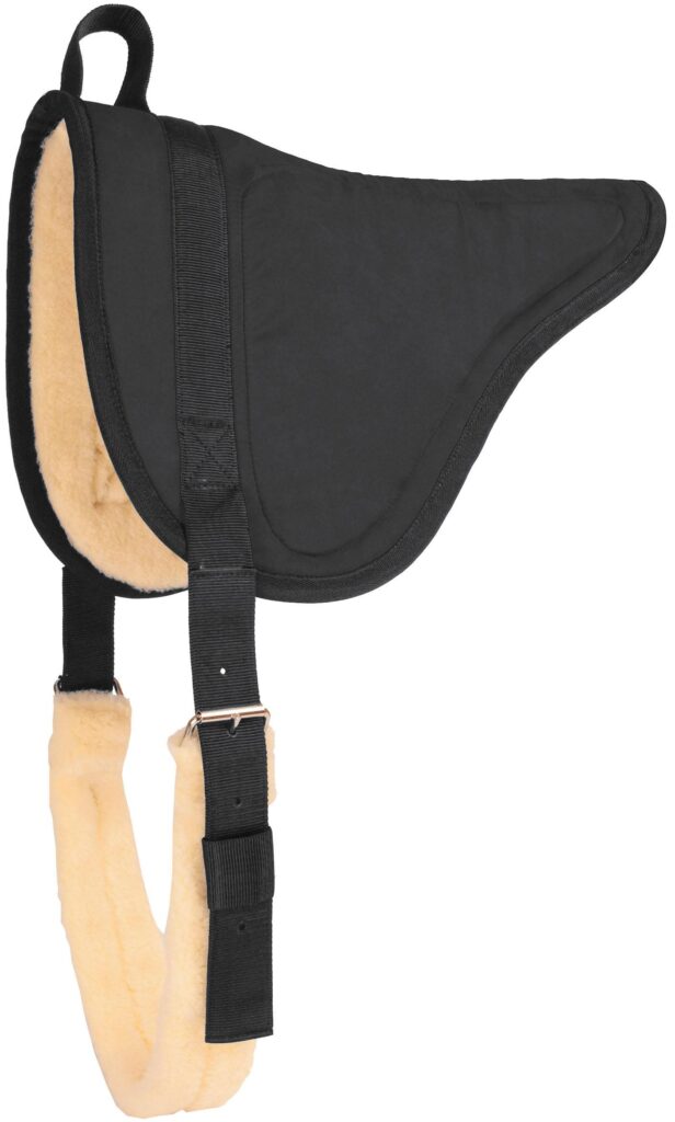 Mustang Microsuede Bareback Pad With Fleece Bottom