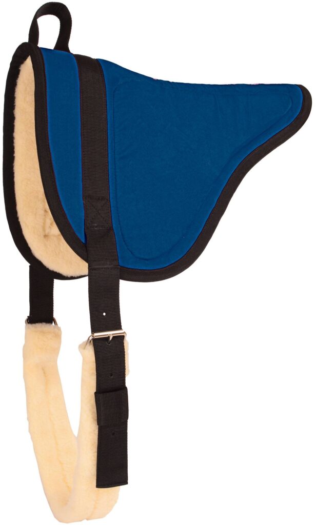 Mustang Microsuede Bareback Pad With Fleece Bottom