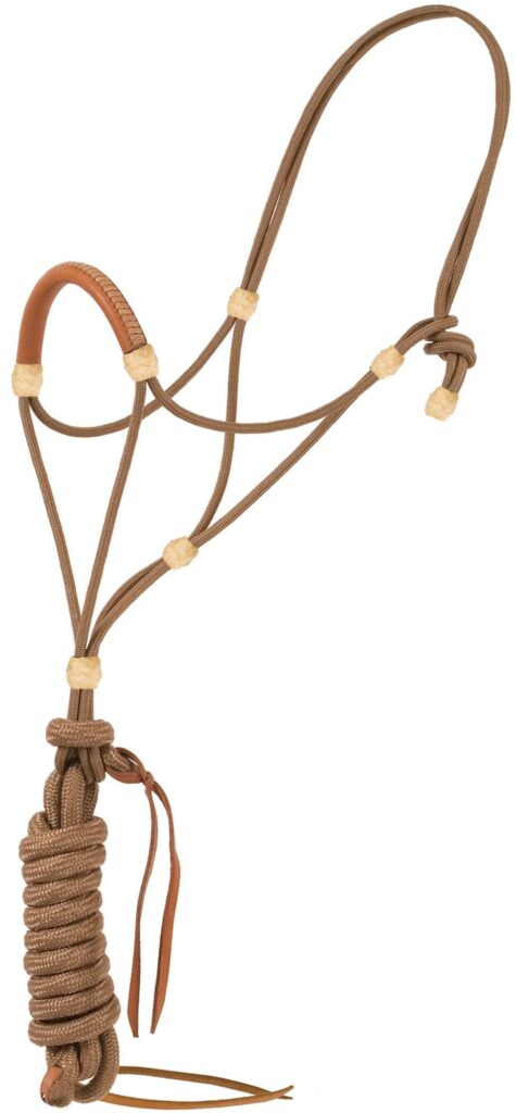 Mustang Elite Rope Halter With 10′ Lead