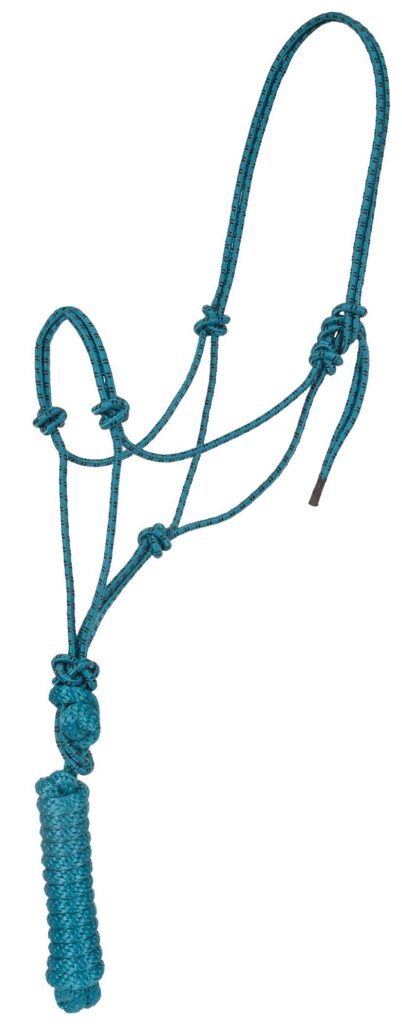 Mustang Economy Mountain Rope Halter And Lead