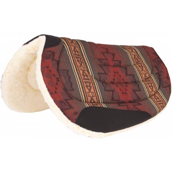 Mustang Mesa Herculon Top Barrel Pad With Economy Fleece Bottom