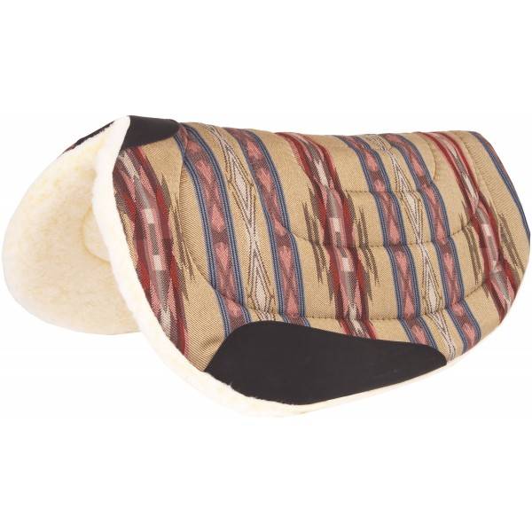 Mustang Mesa Herculon Top Barrel Pad With Economy Fleece Bottom