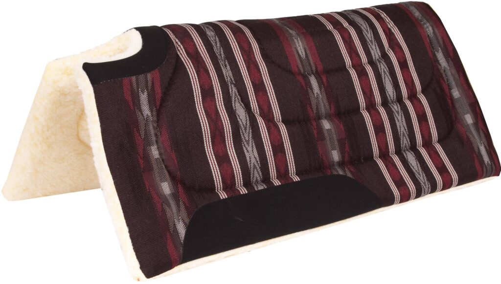 Mustang Mesa Herculon Top Cut Back Pad With Economy Fleece Bottom