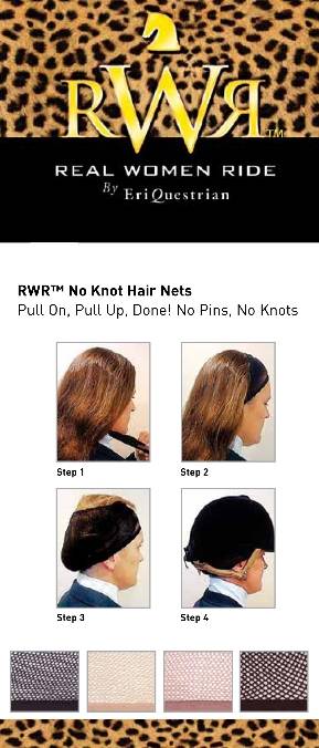 Real Women Ride No Knot Hair Net