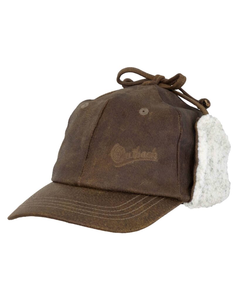 Outback Trading Leather Mckinley Cap
