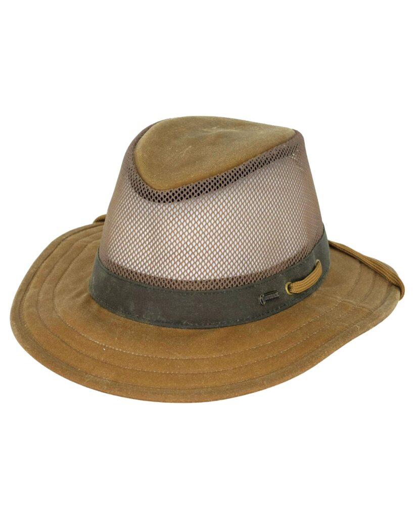Outback Trading Willis With Mesh Oilskin Hat