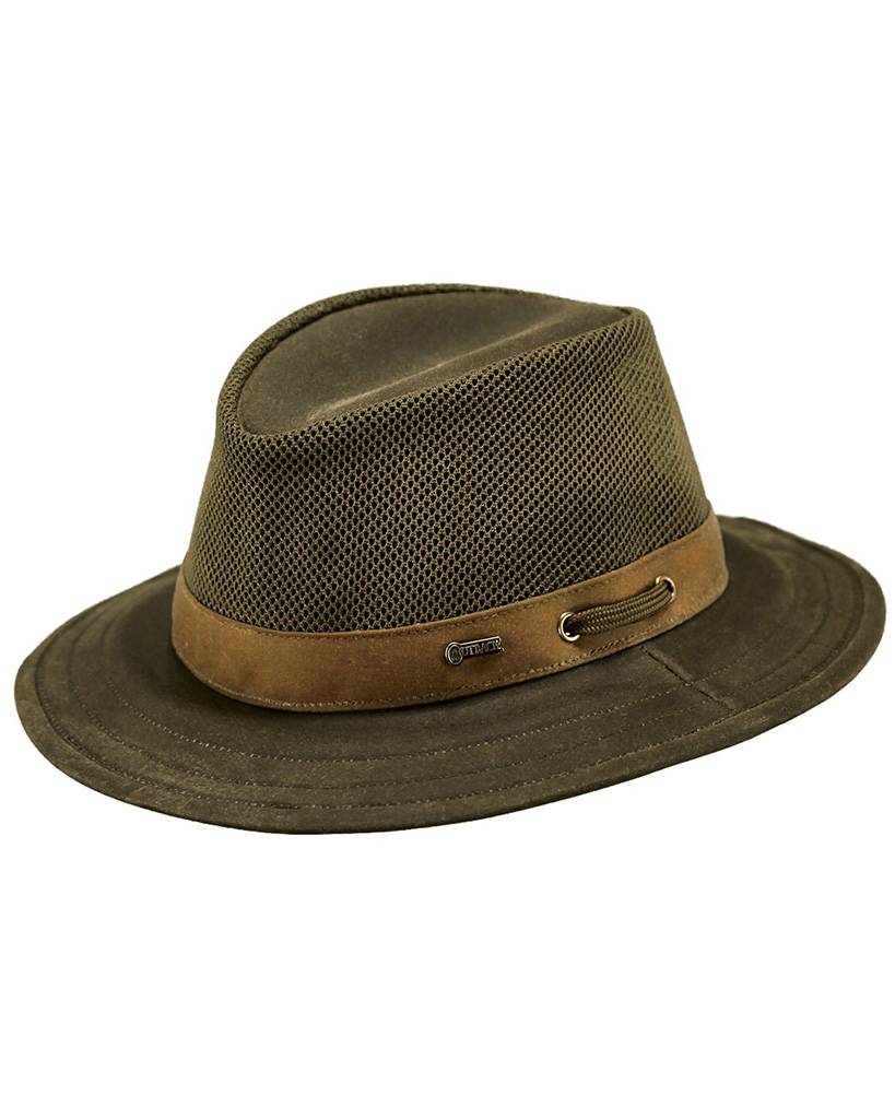 Outback Trading Willis With Mesh Oilskin Hat