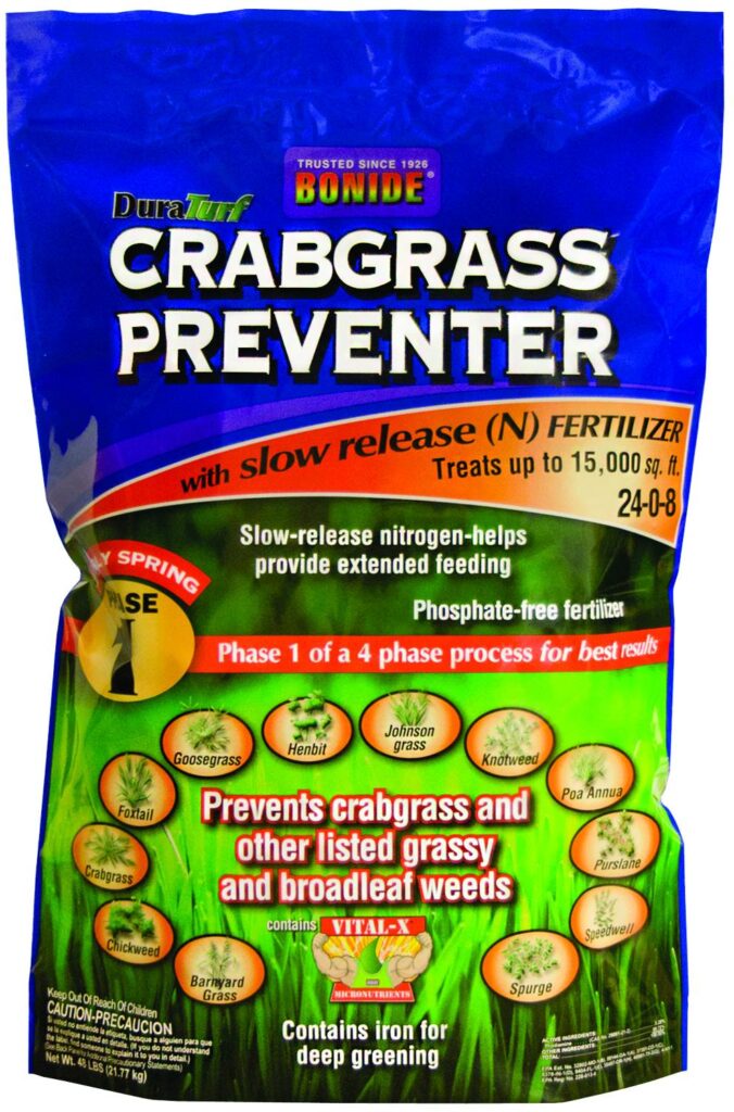 Crabgrass Preventer With  Fertilizer