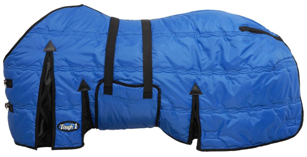 Tough-1 600d Stable Blanket With Belly Wrap