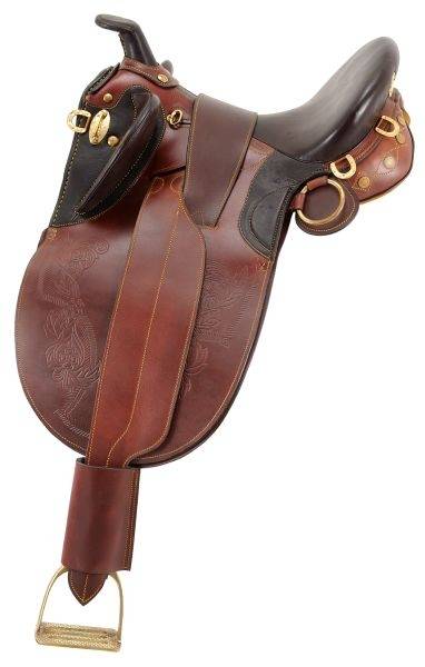 Australian Outrider Collection Stock Poly Aussie Saddle Package With  Horn