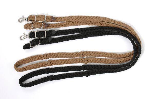 Tough-1 Knotted Cord Roping Reins
