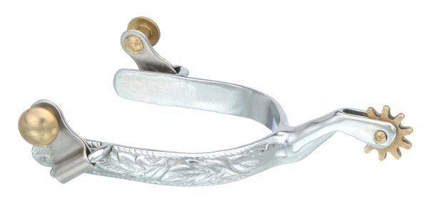 Tough1 Floral Embossed Roper Spur