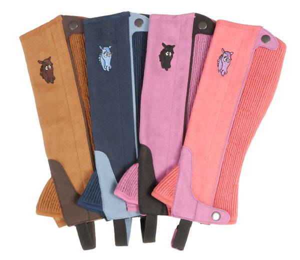 Tough-1 Kids Embroidered Half Chaps