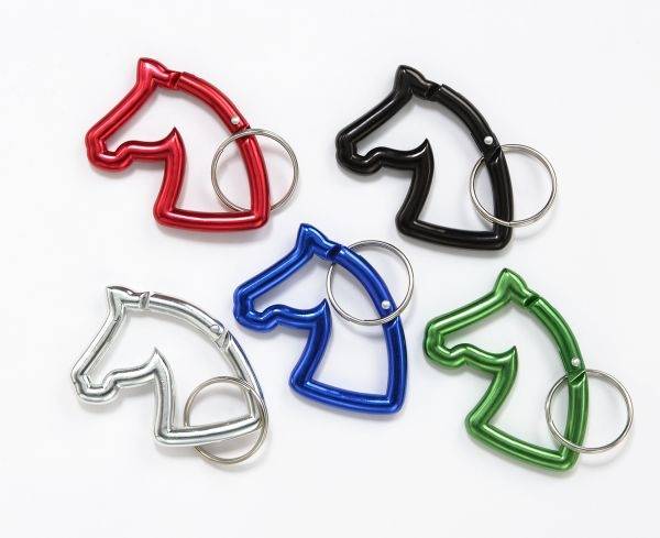 Gift Corral Horsehead Carbiner Keychain – 6 Pack