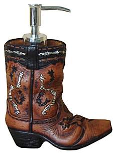 Gift Corral Cowboy Boot Soap Dispenser