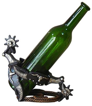 Gift Corral Spurs Wine Bottle Holder