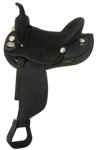 King Series Suede Seat Synthetic Trail Saddle Package
