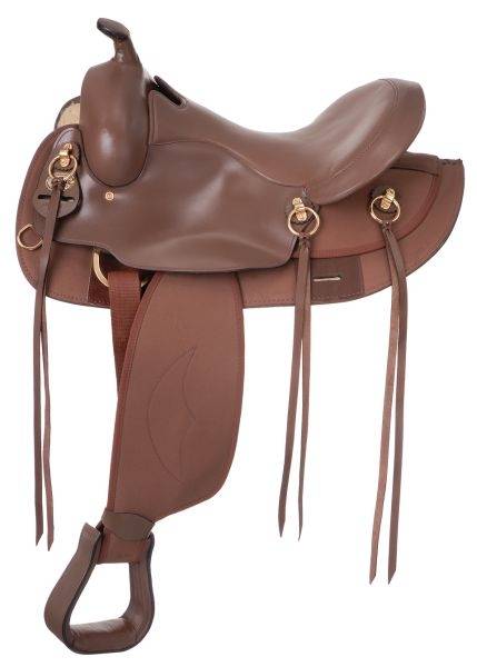 King Series Synthetic Gaited Round Skirt Saddle Package