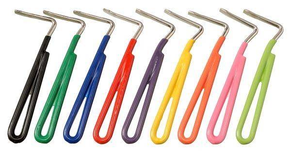 Tough-1 Vinyl Handle Metal Hoof Picks – 12 Pack