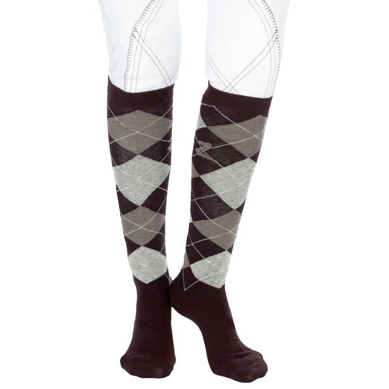 Horze Mens Holly Argyle Socks